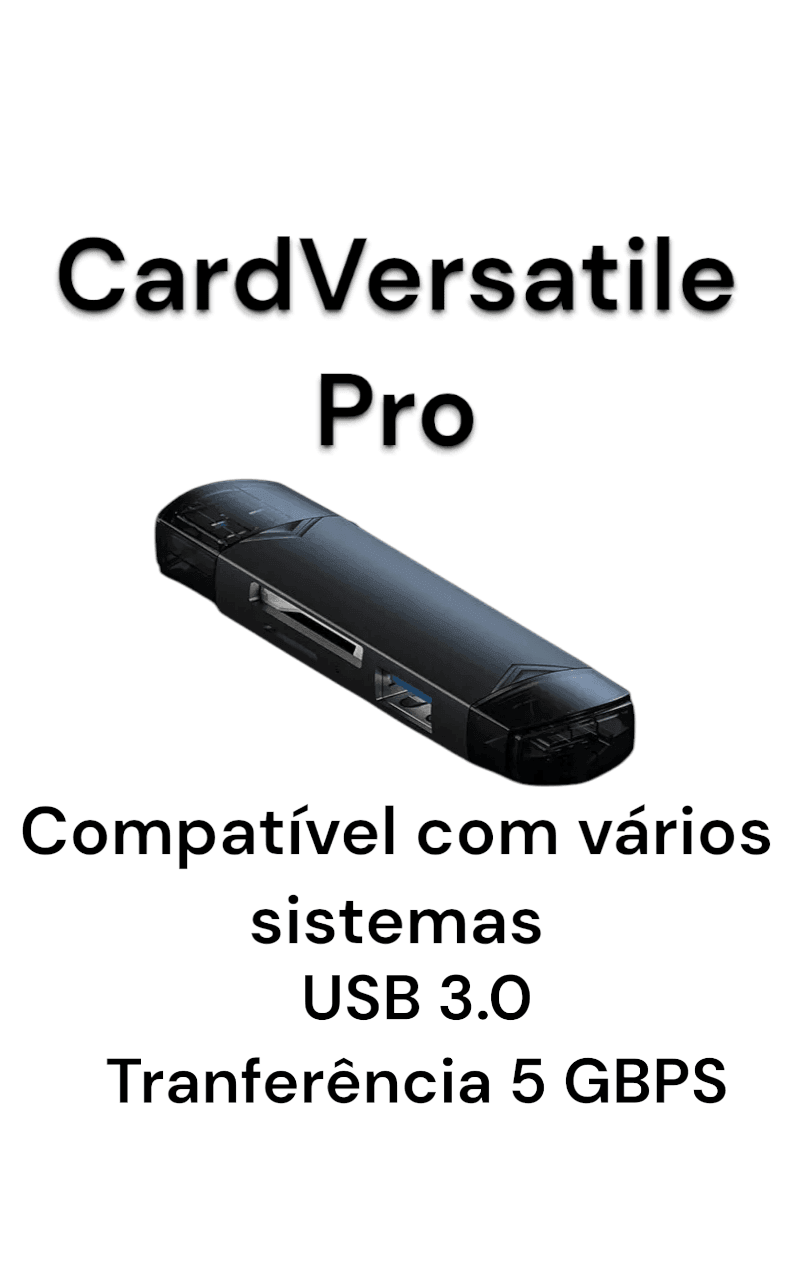 Leitor de Cartão CardVersatile Pro - Majestic Store