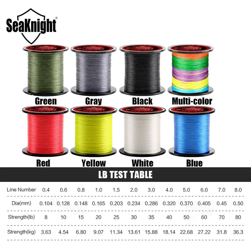 Linha de Pesca Multifilamento SeaKnight TriPoseidon Series