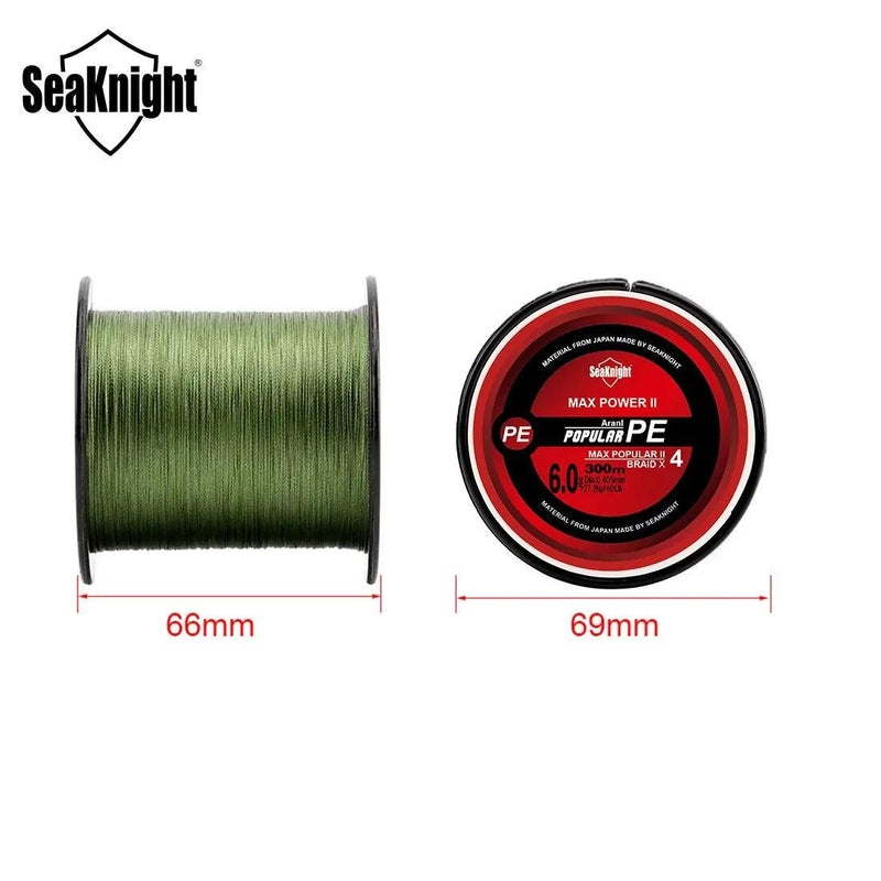 Linha de Pesca Multifilamento SeaKnight TriPoseidon Series - 300M - VERDE