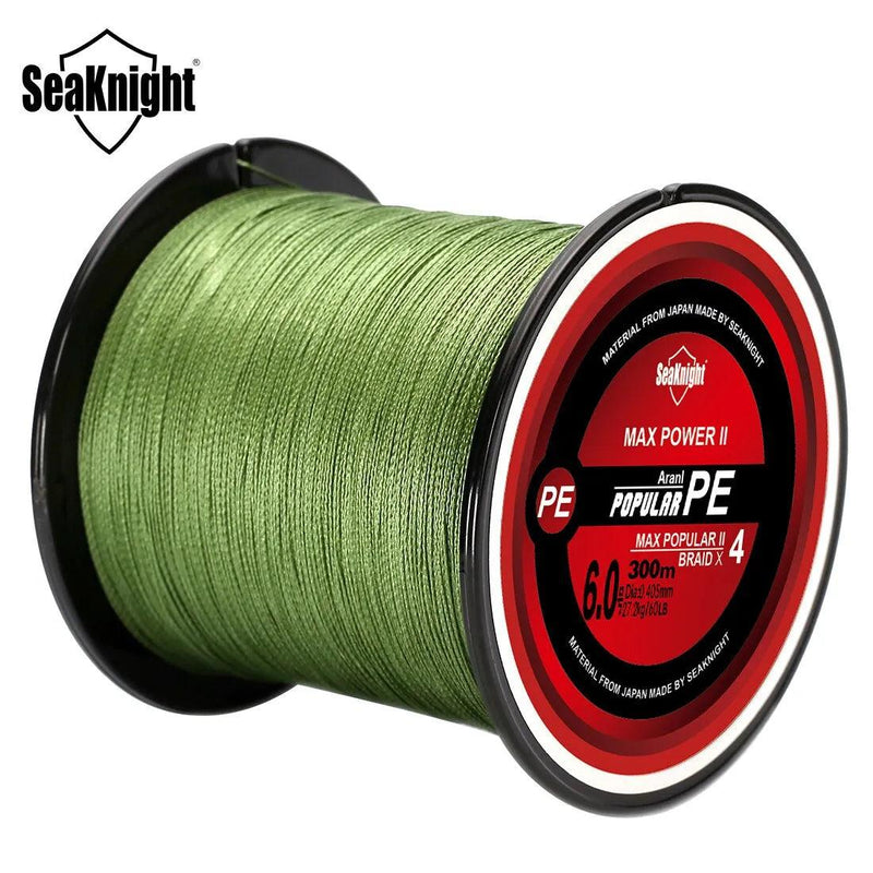 Linha de Pesca Multifilamento SeaKnight TriPoseidon Series - 300M - VERDE